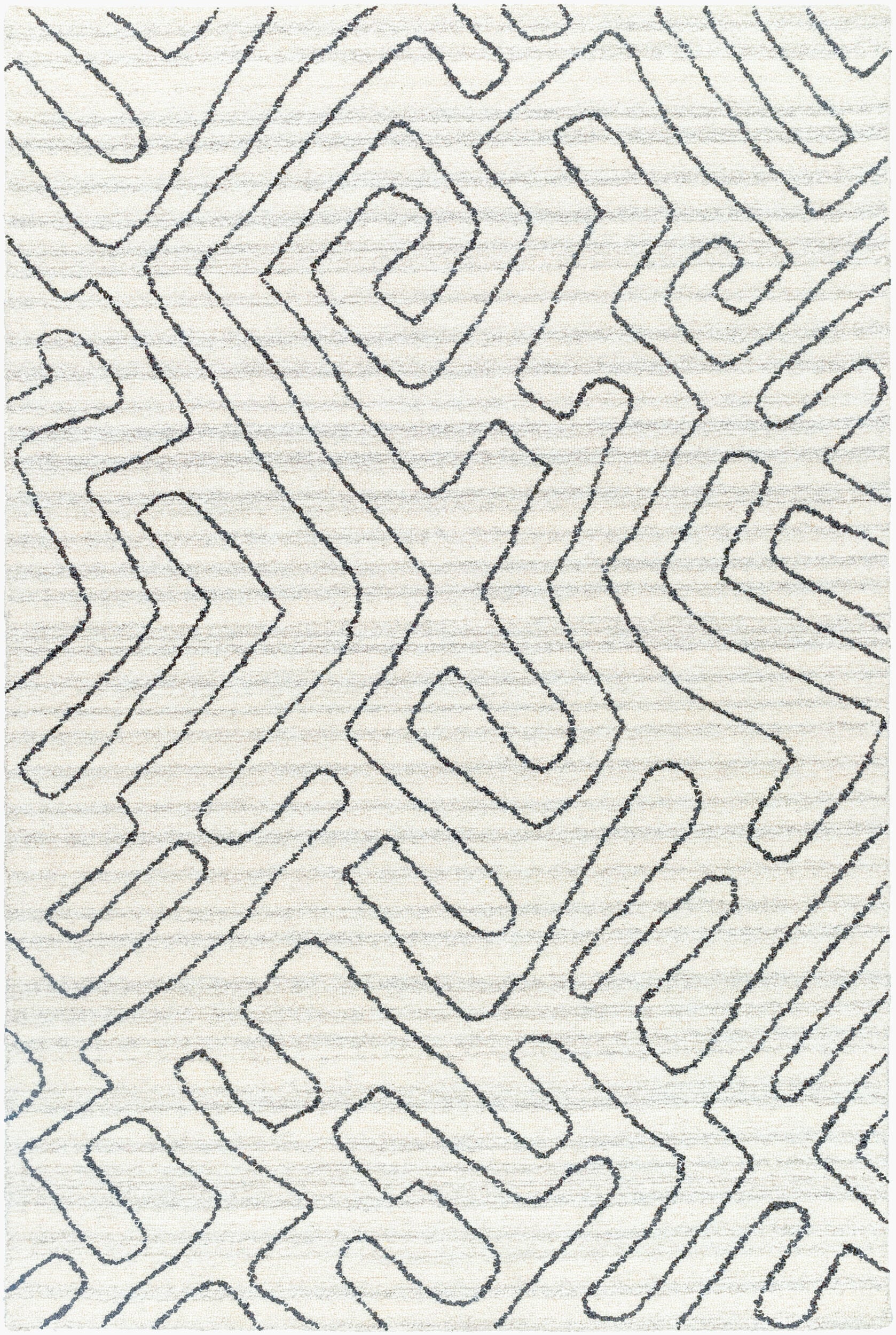 Jules Hand Tufted Geometric Wool Rug