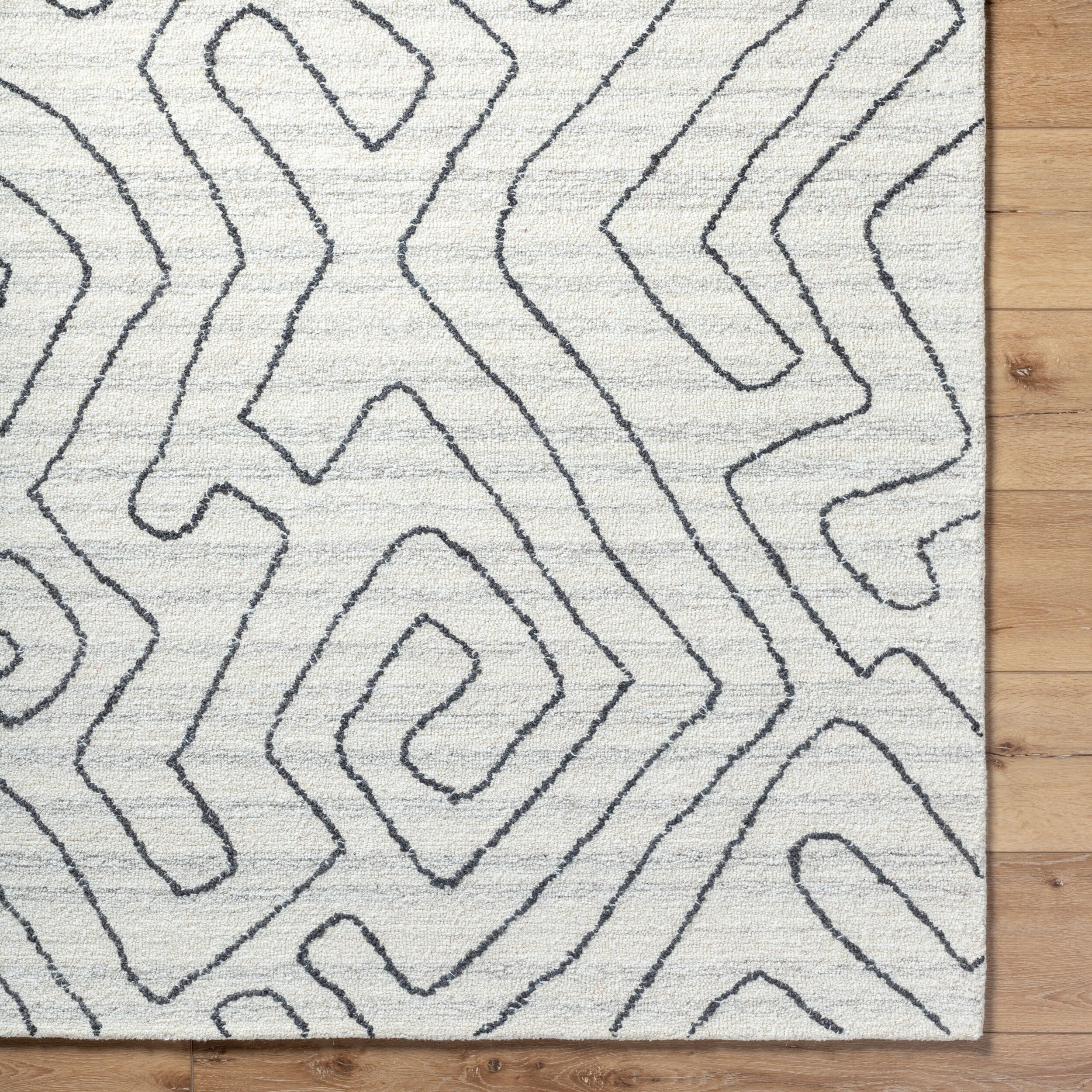 Jules Hand Tufted Geometric Wool Rug