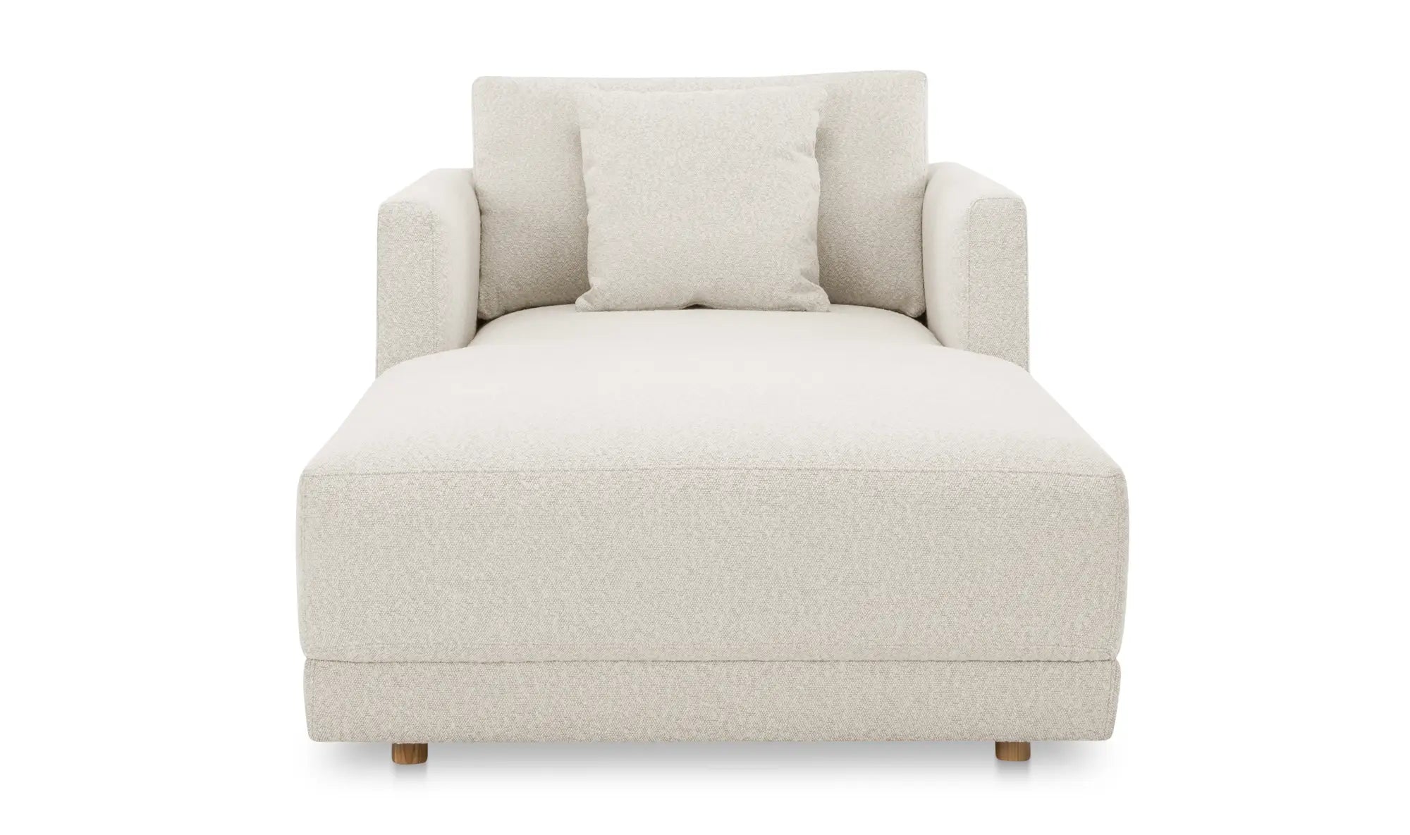 Bryn Chaise in Oyster Boucle