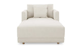 Bryn Chaise in Oyster Boucle