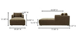 Bryn Chaise in Heritage Cedar Green