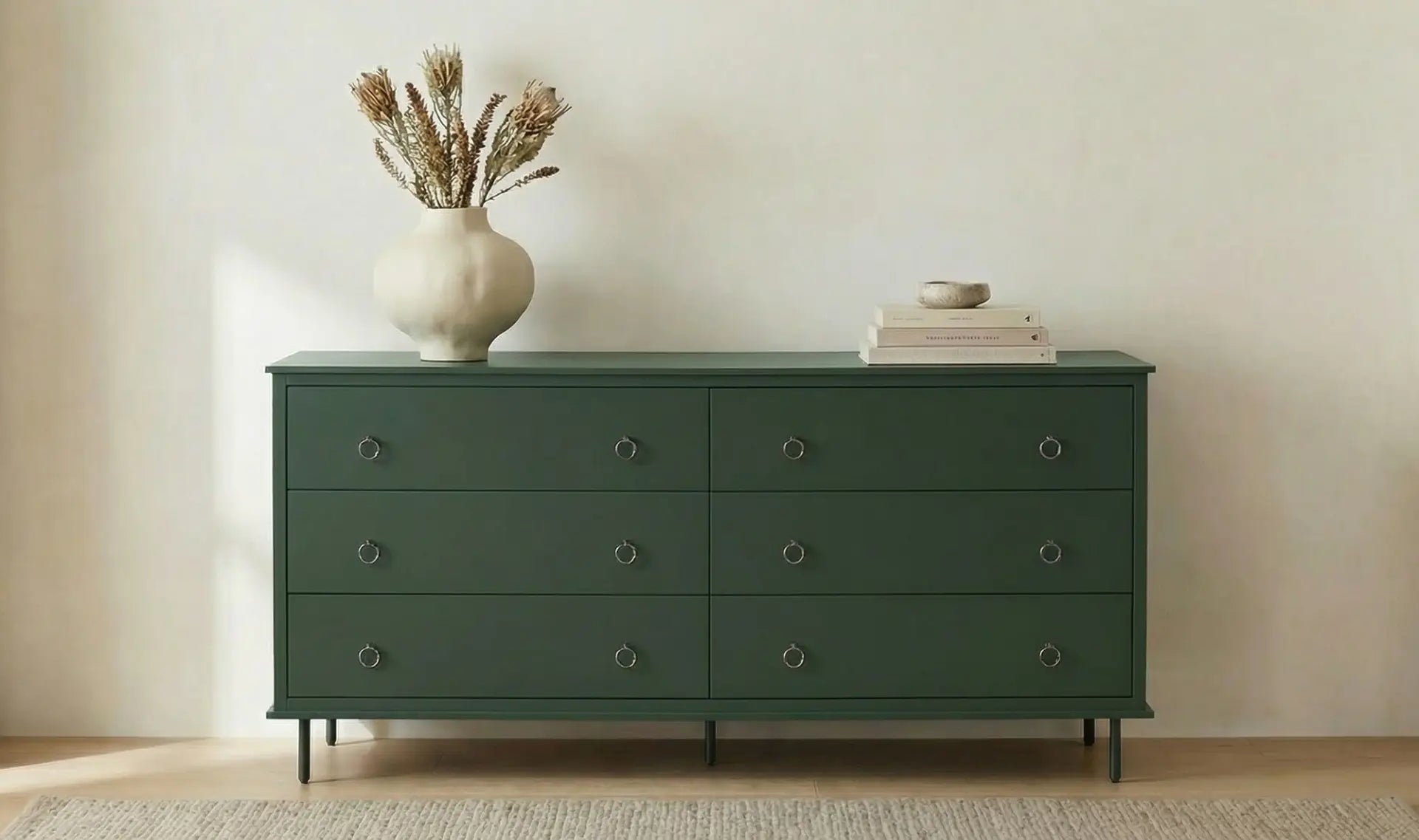 Reagan Dresser Drawer in Deep Green