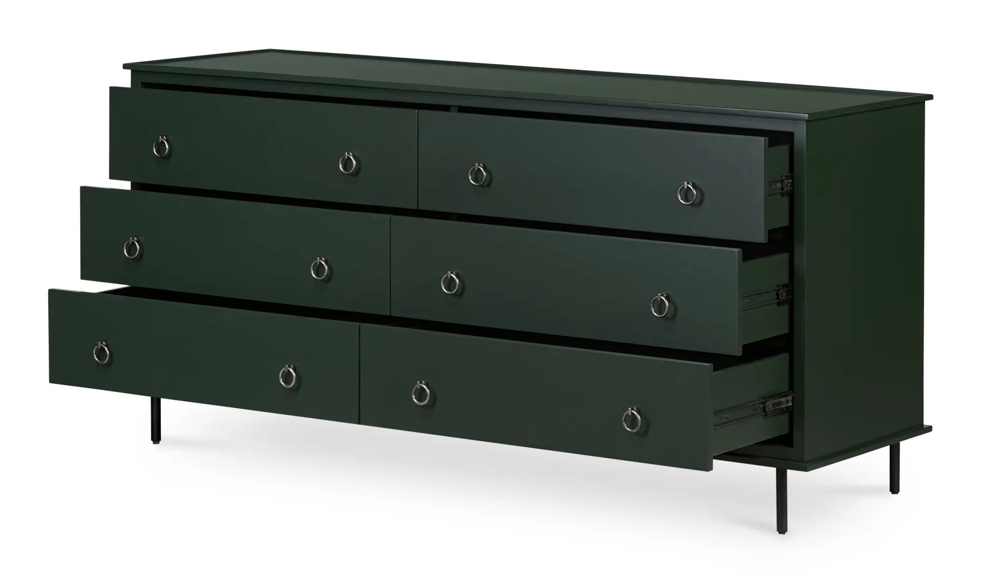 Reagan Dresser Drawer in Deep Green