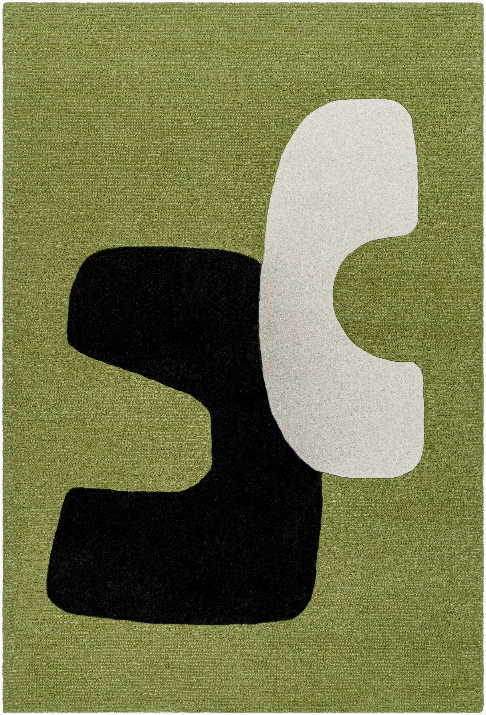 Rossi Green Graphic Rug