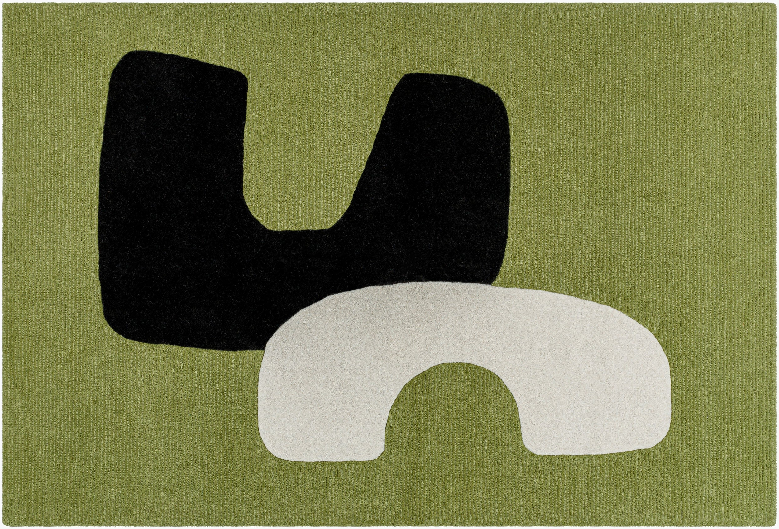 Rossi Green Graphic Rug