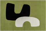 Rossi Green Graphic Rug