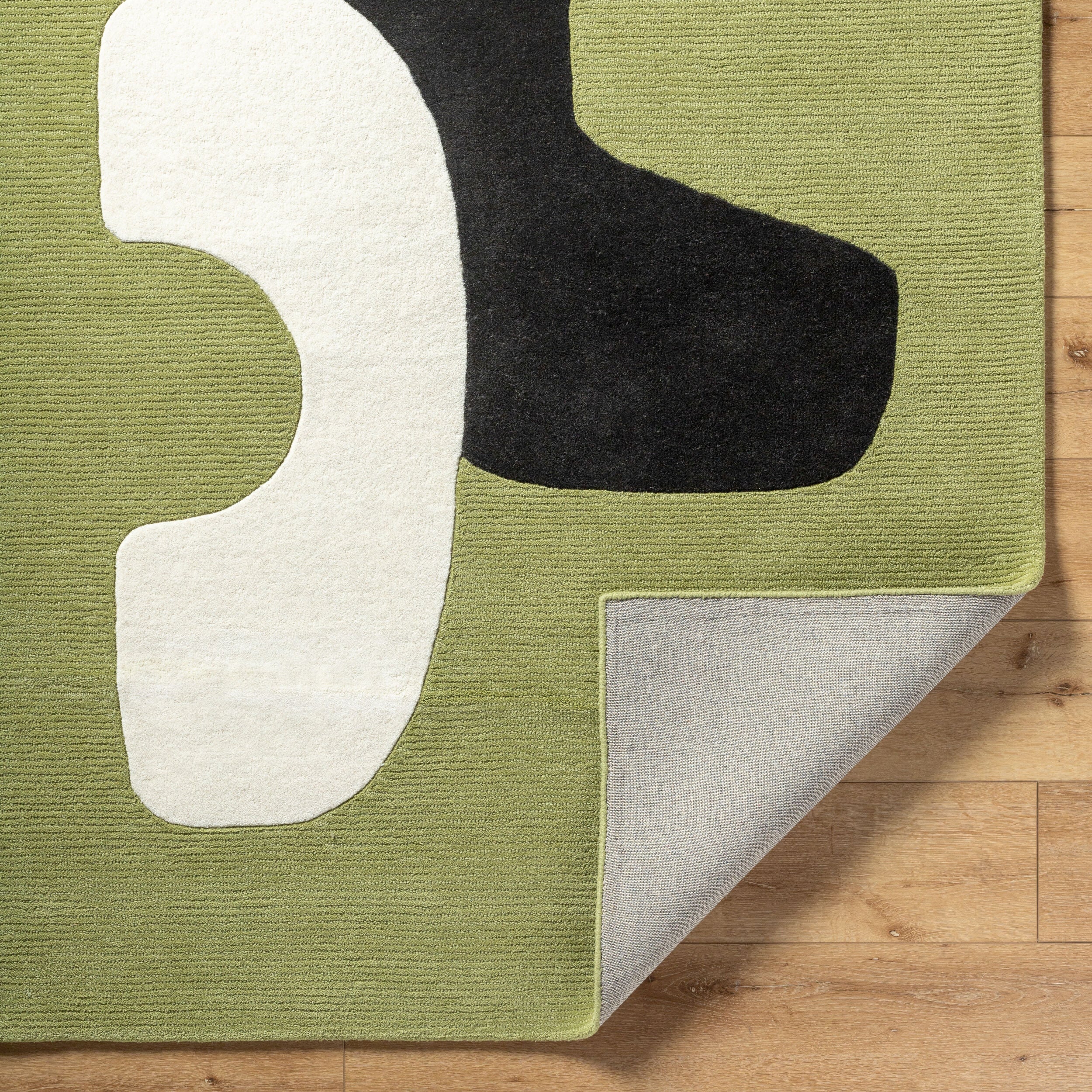 Rossi Green Graphic Rug