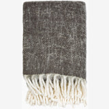Kilkenny Hand Woven Throw, Charcoal