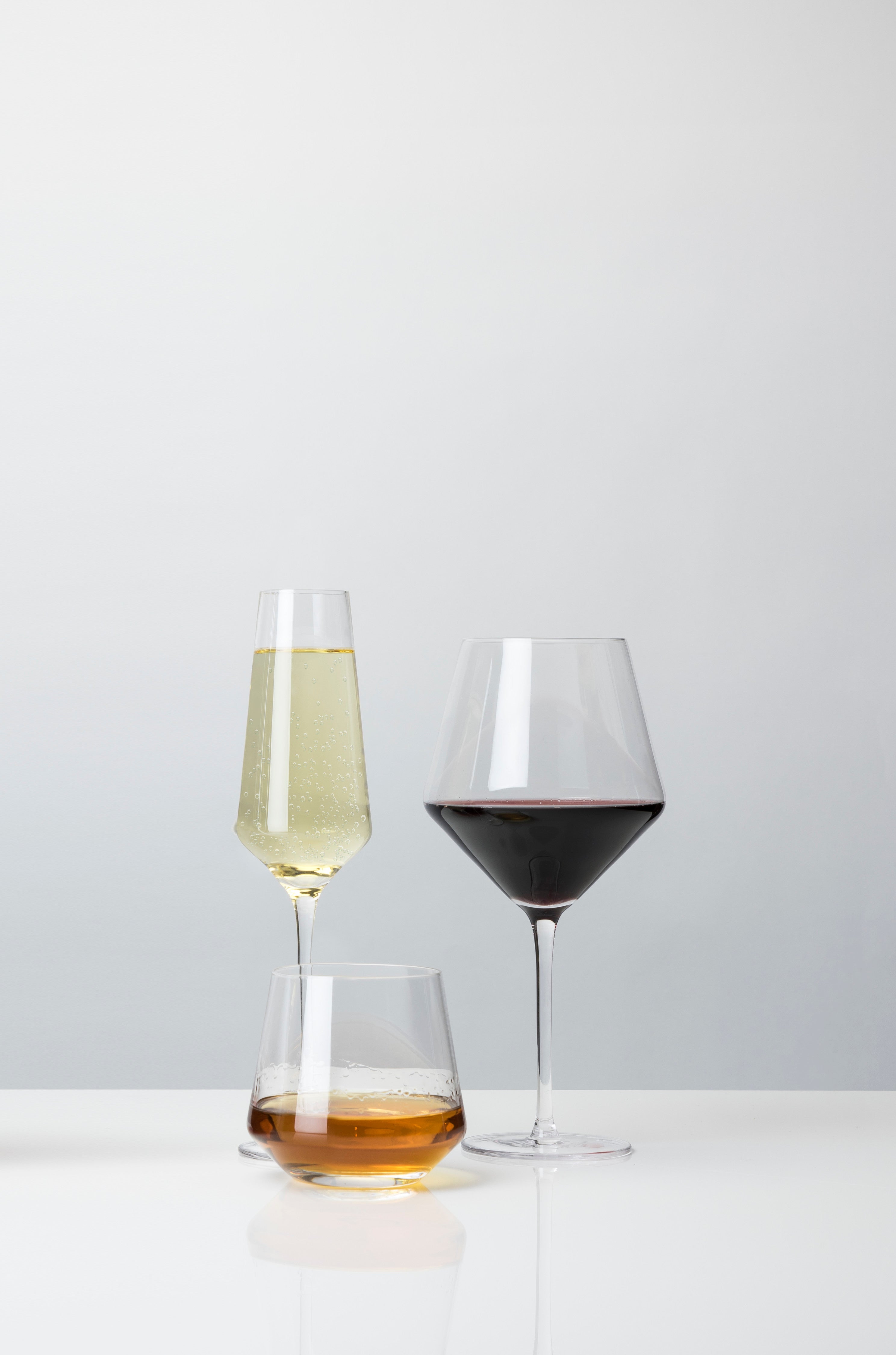 Raye Angled Crystal Champagne Flutes Set of 2