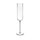 Laurel Crystal Champagne Flutes, S/2