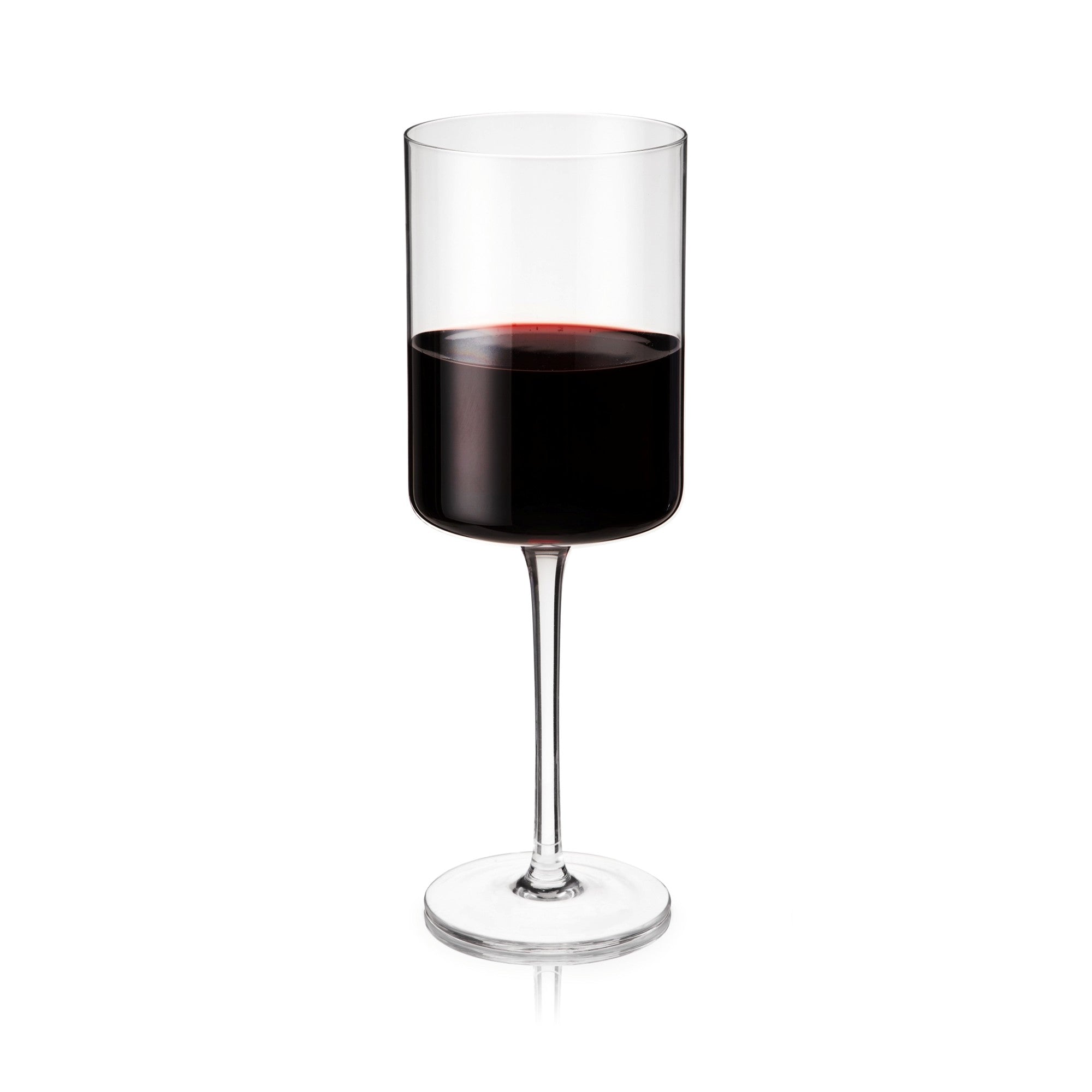 Laurel Crystal Red Wine Glasses, S/2