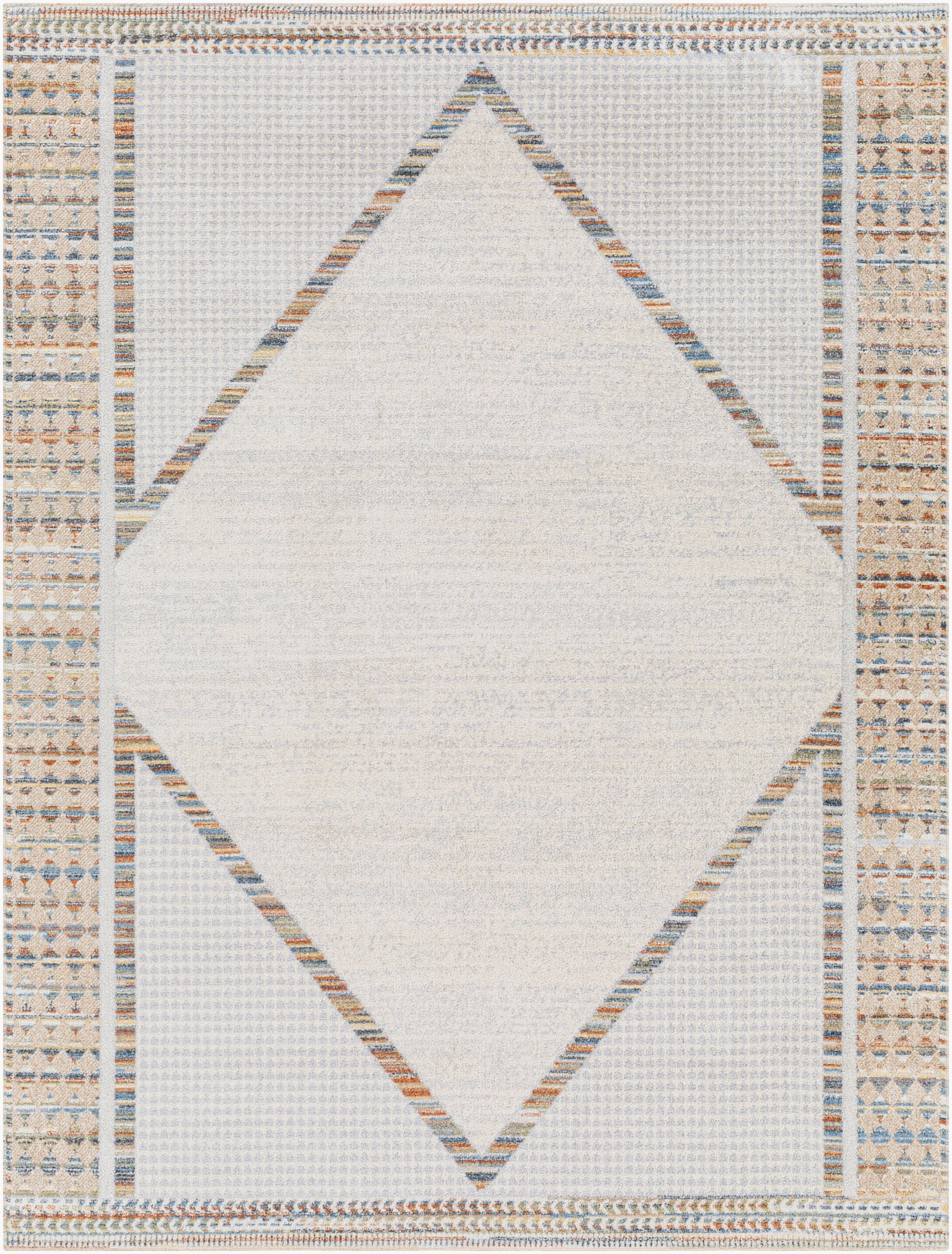 Lillian Mutlicolor Diamond Rug