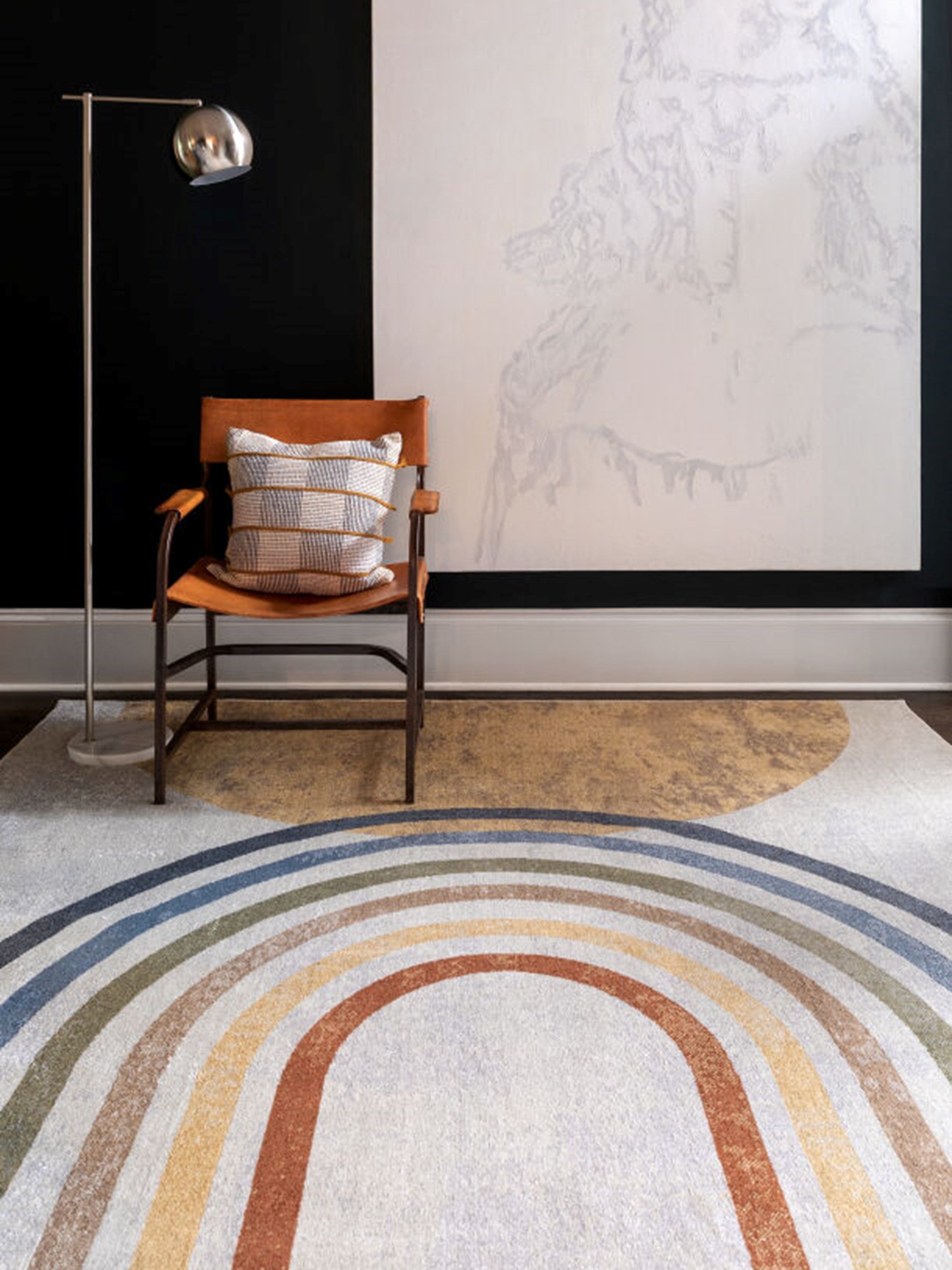 Lillian Mutlicolor Arch Rug