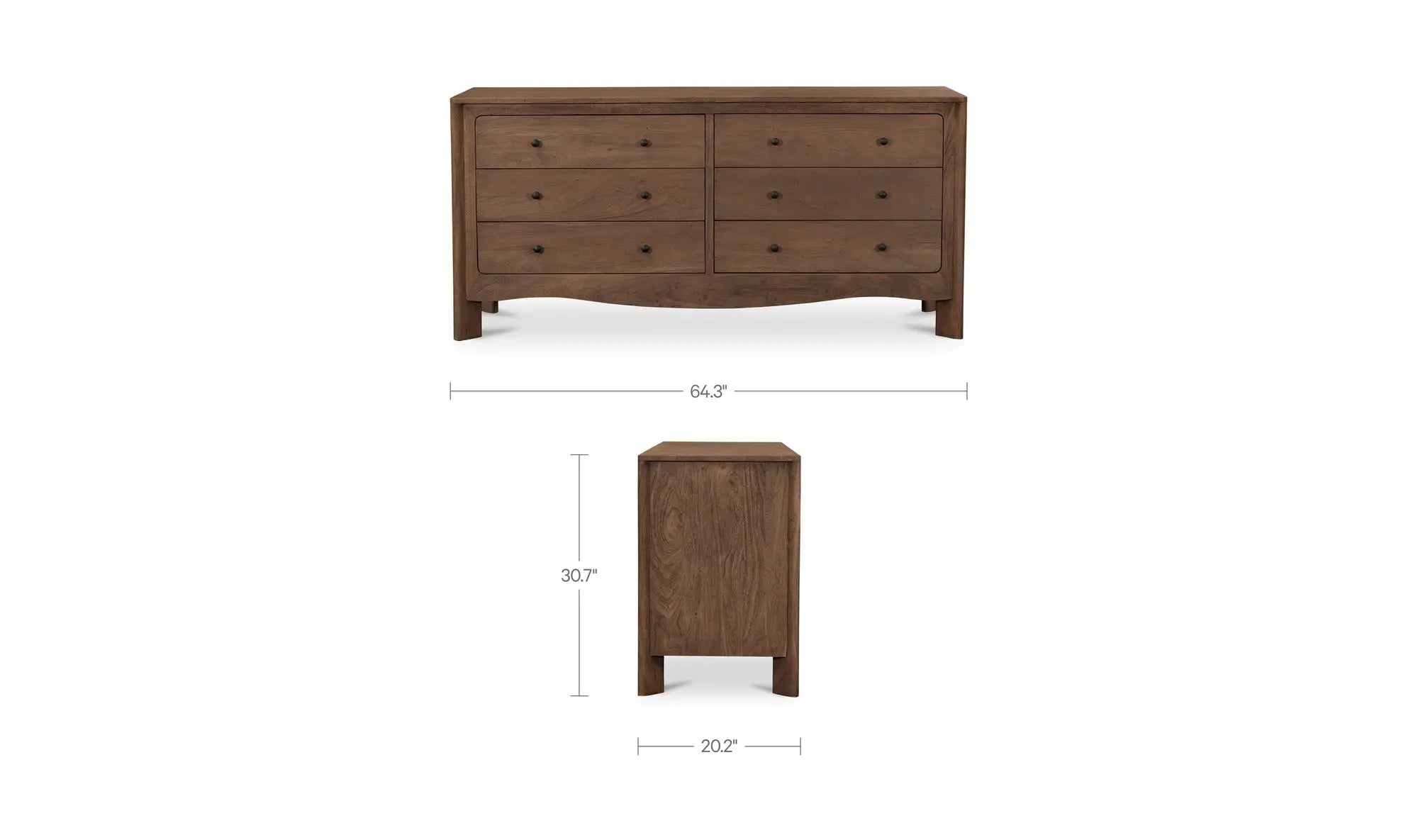 Mabel Dresser in Dark Brown