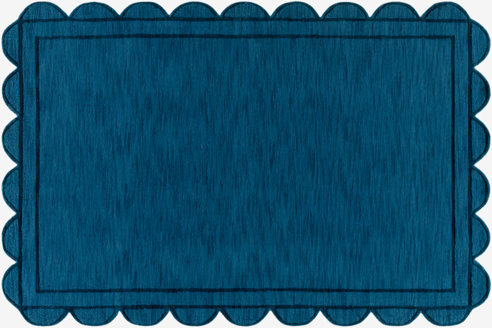 Mystique Scalloped Border Rug