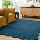 Mystique Scalloped Border Rug