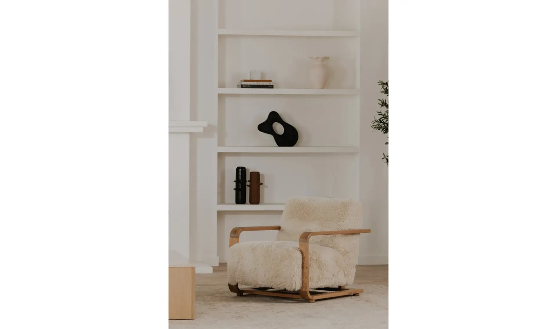 Eckersley Lounge Chair | Faux Fur
