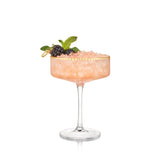 Meridian Crystal Coupe Glasses, S/2