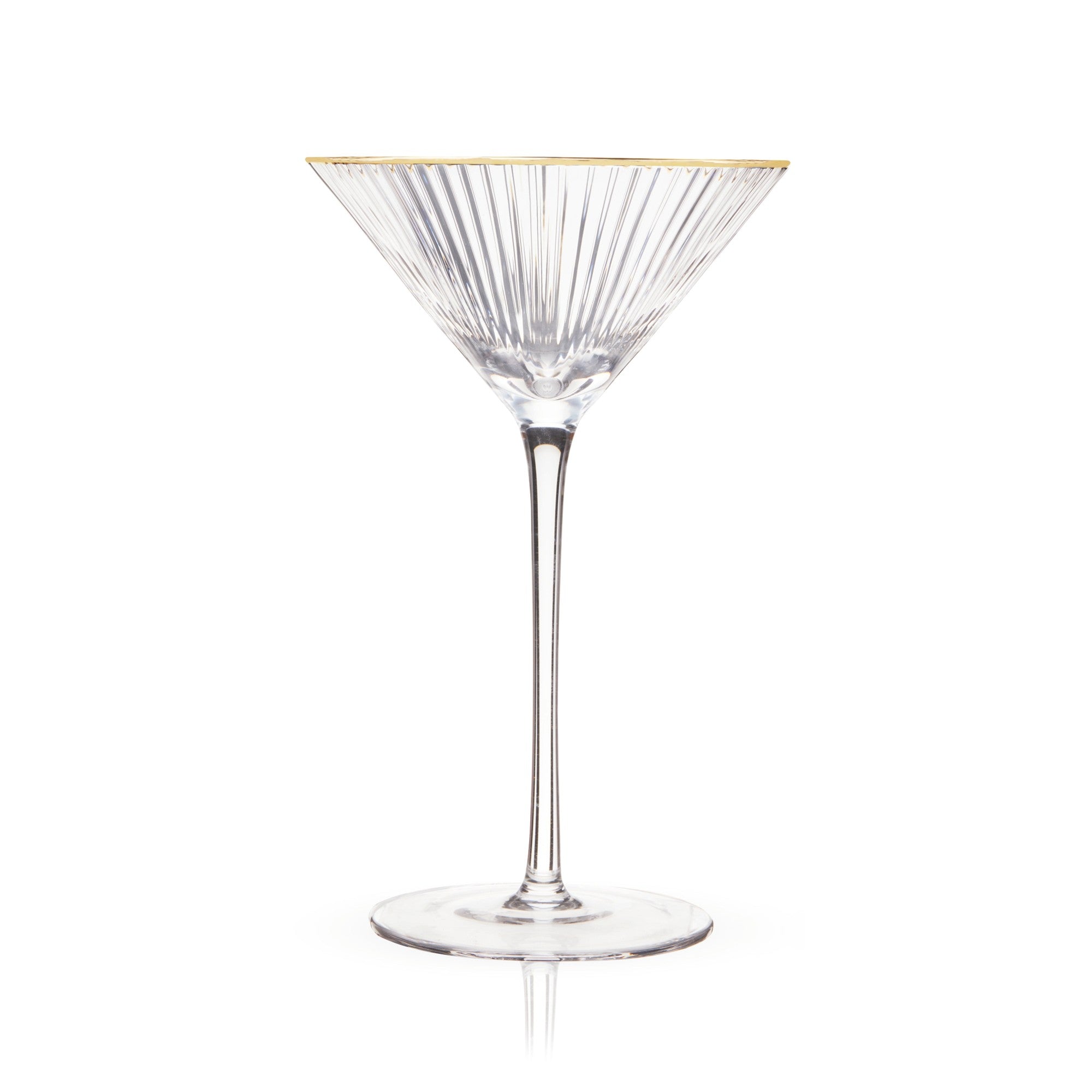 Meridian Crystal Martini Glasses, S/2
