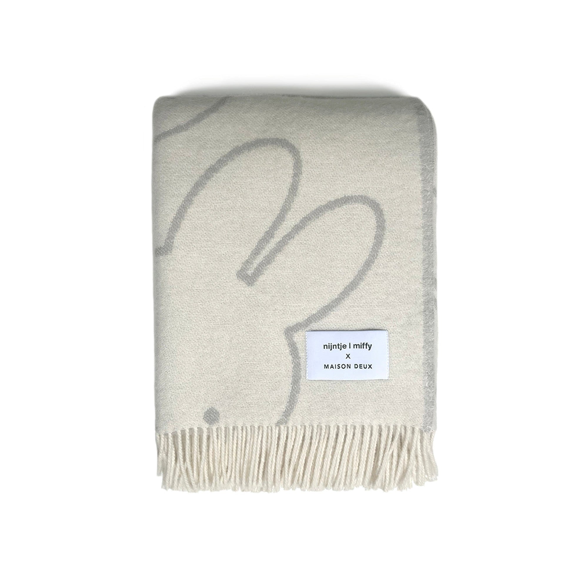 Miffy Blanket Cloud White Grey
