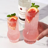 Art Deco Crystal Highball Glasses, S/2