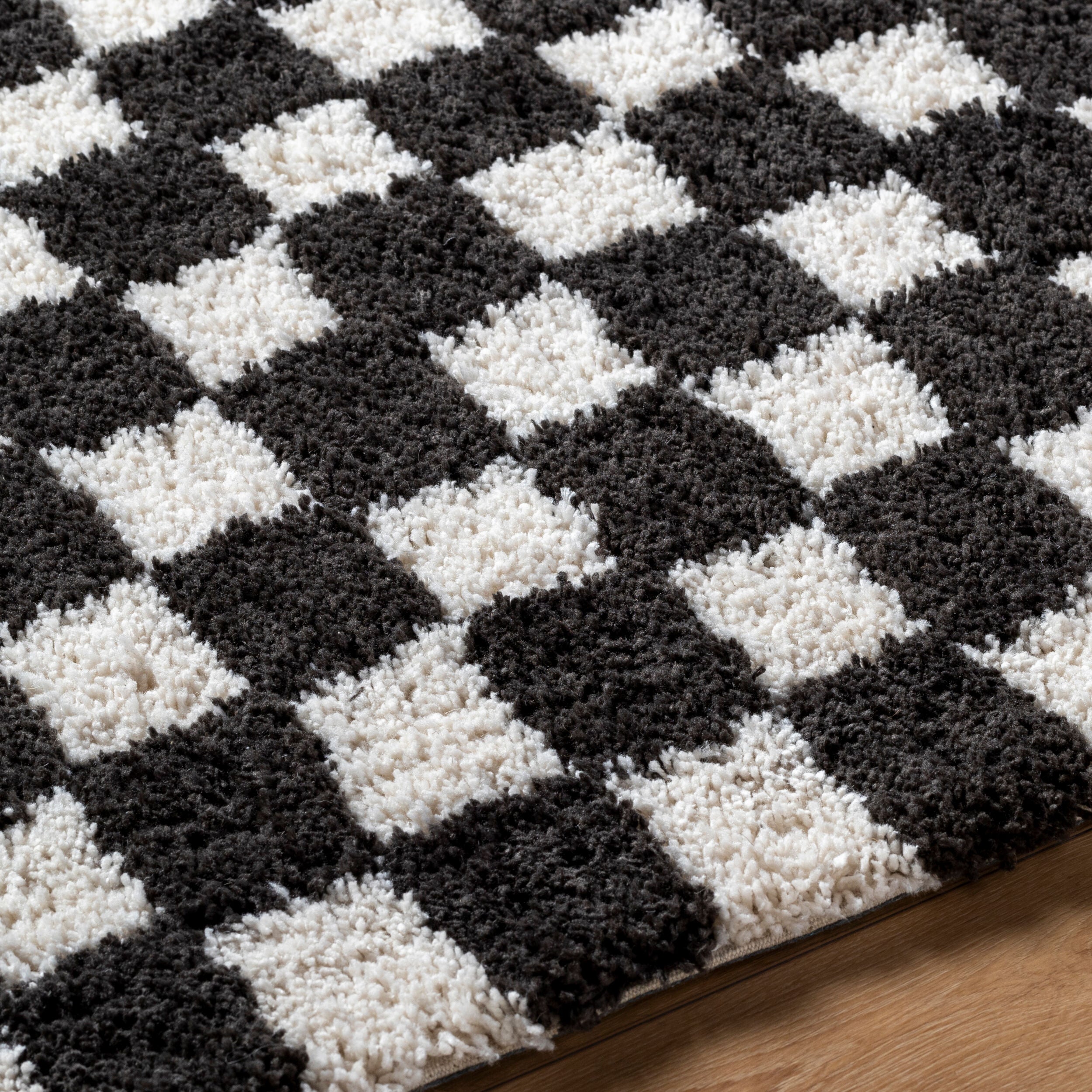 Nicole Handmade Checker Rug