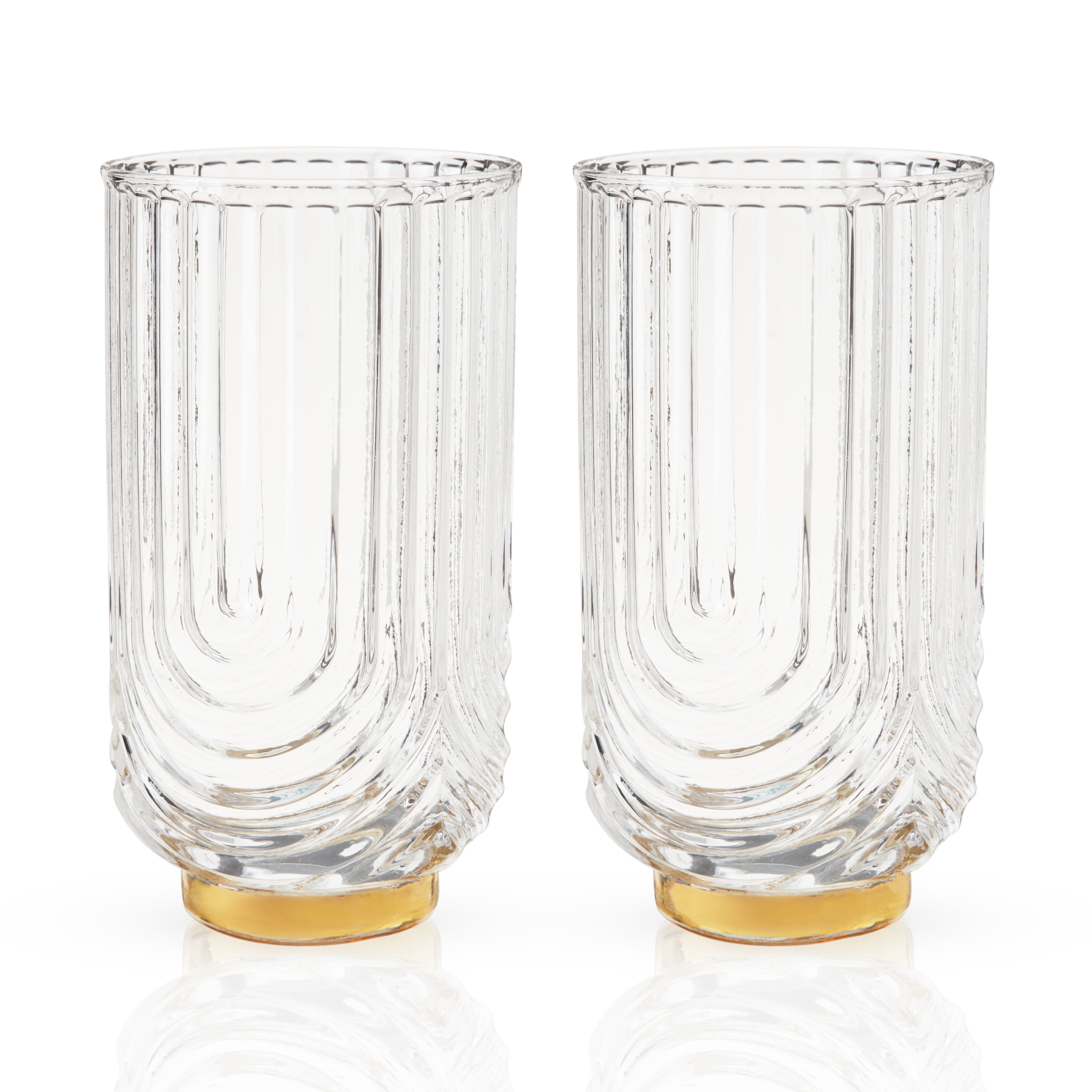 Gatsby Highball Glasses, S/2