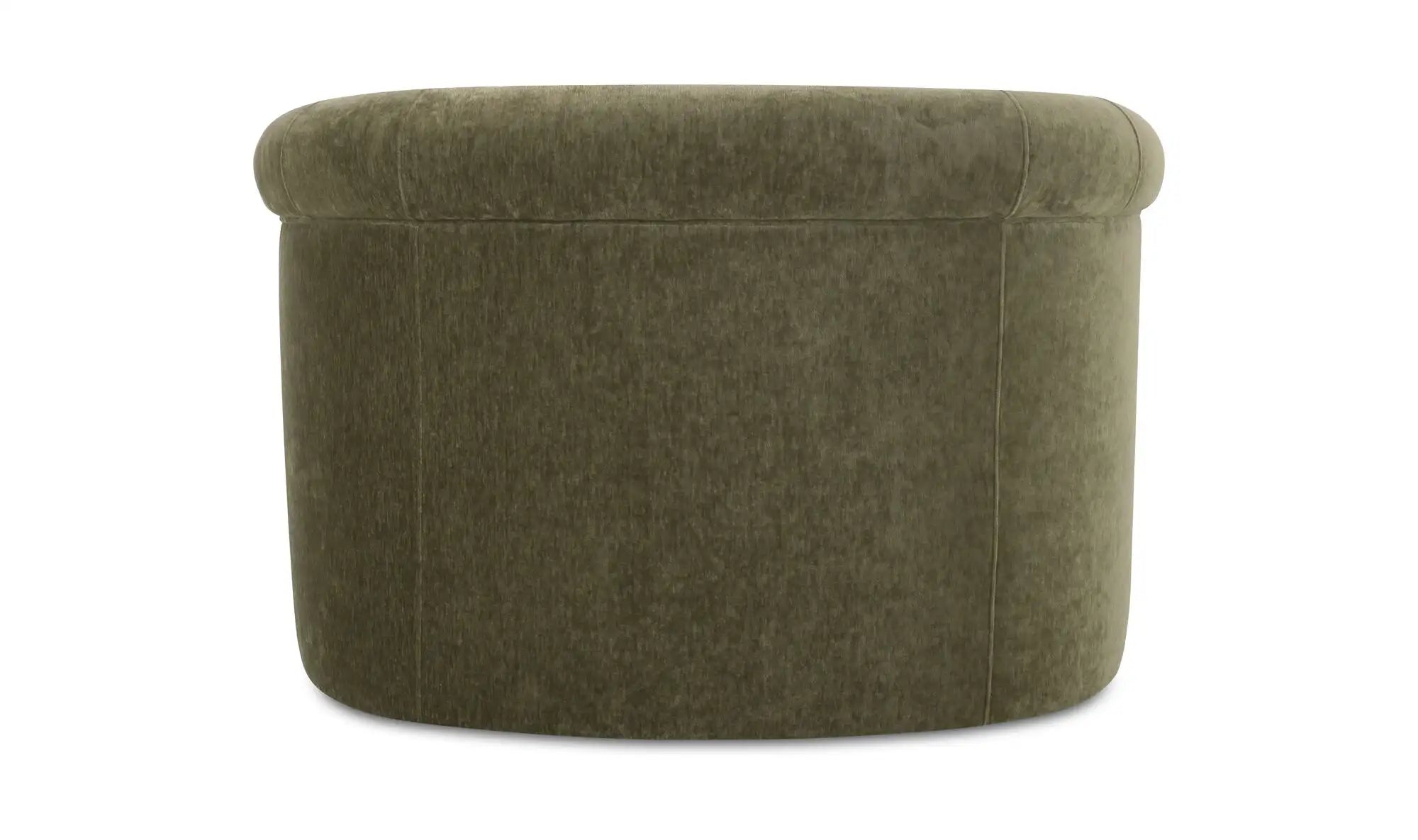 Thora Lounge Chair in Dark Green