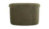 Thora Lounge Chair in Dark Green
