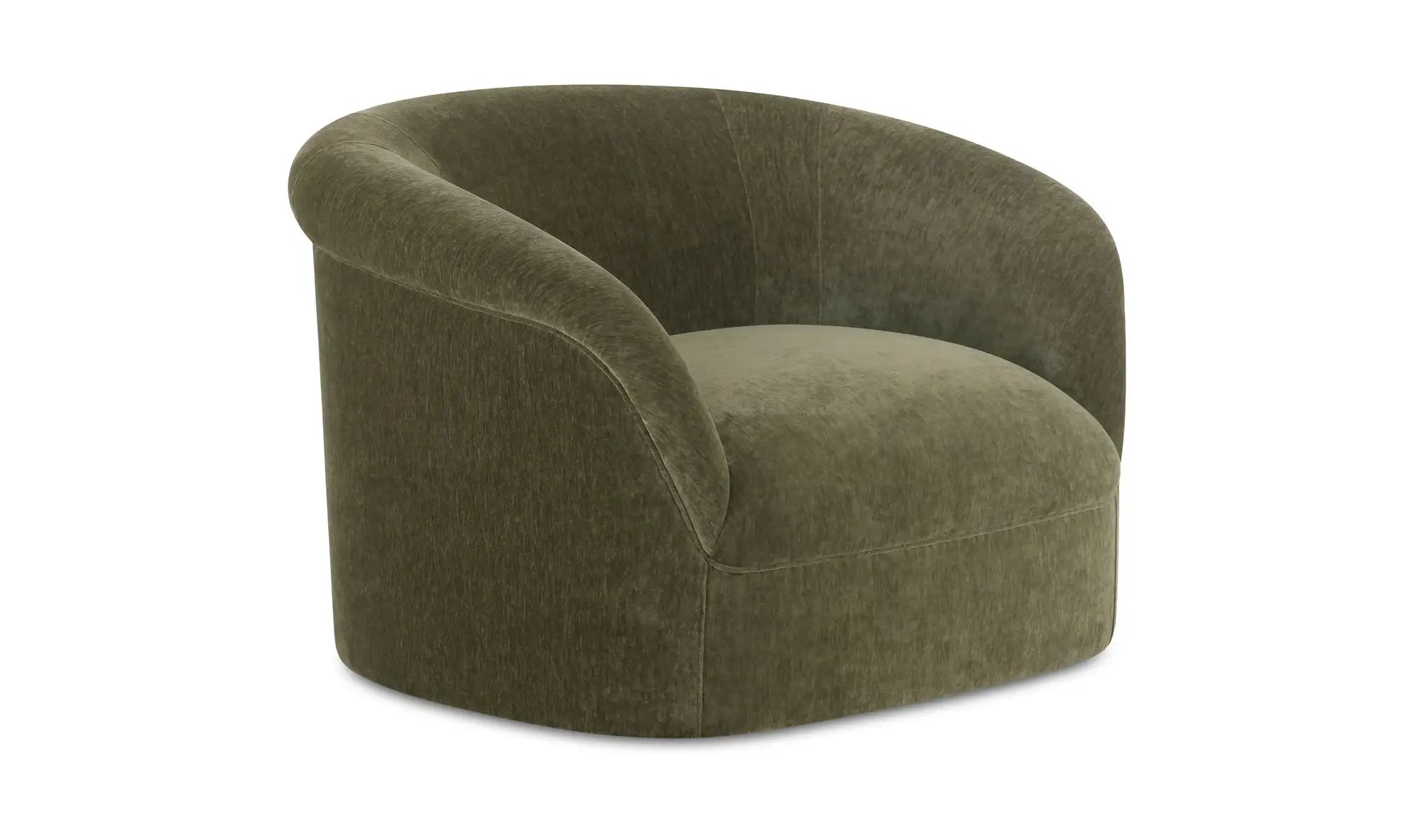 Thora Lounge Chair in Dark Green