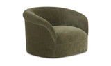 Thora Lounge Chair in Dark Green