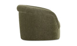 Thora Lounge Chair in Dark Green