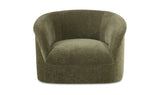 Thora Lounge Chair in Dark Green