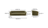 Thora Sofa in Dark Green