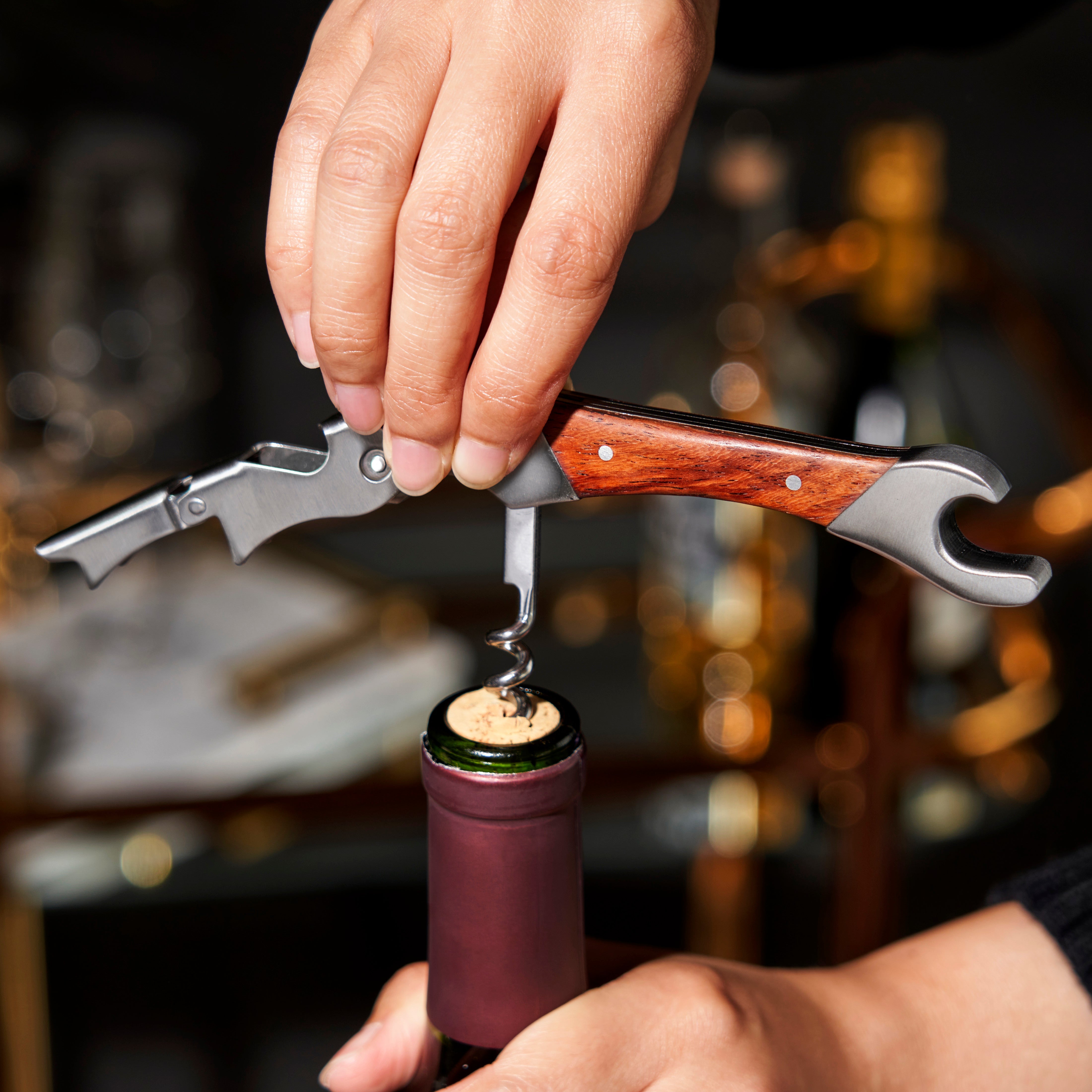 Admiral Corkscrew, Rosewood Handle