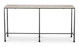 River Console Table Botticino Marble