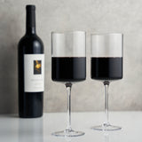 Laurel Crystal Red Wine Glasses, S/2