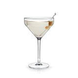 Raye Angled Crystal Martini Glasses, S/2