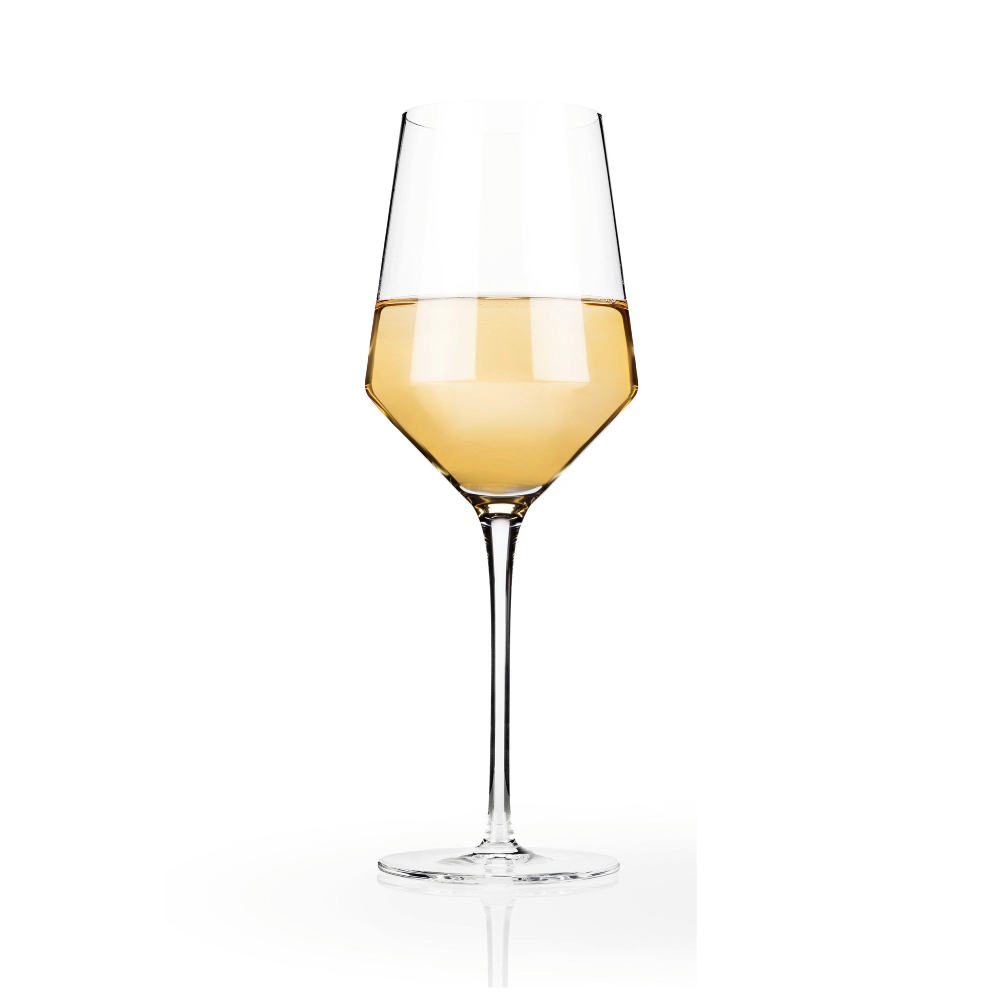 Raye Angled Crystal Chardonnay Glasses, S/2