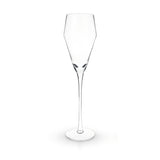 Raye Angled Crystal Prosecco Glasses, S/2