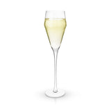 Raye Angled Crystal Prosecco Glasses, S/2