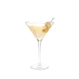 Raye Stemmed Crystal Martini Glasses, S/2