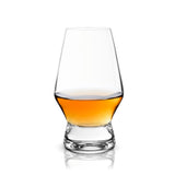Raye Heavy Base Crystal Whiskey Tasting Glasses, S/2