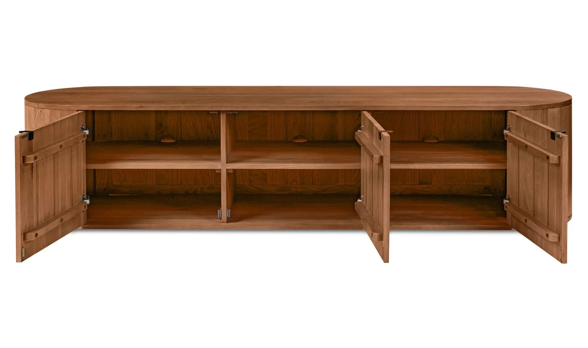 Theo Media Bench in Brown