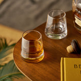 Burke Crystal Whiskey Glasses, S/2