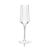 Seneca Diamond Crystal Champagne Flutes, S/2