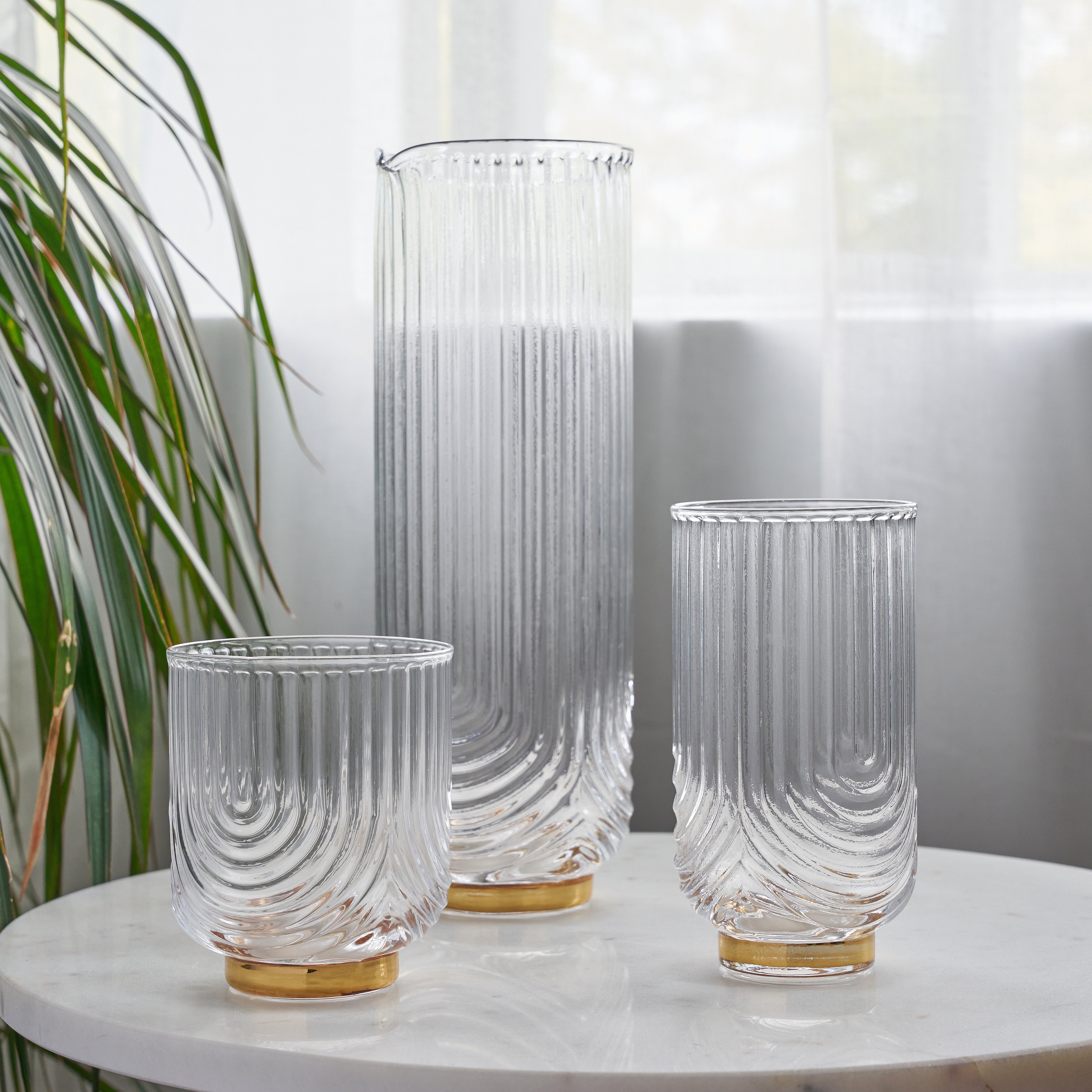 Gatsby Highball Glasses, S/2