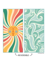 GO BIG Microfiber Beach Towel, Sun And Sea