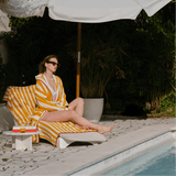 Sole Reversible Stripe Beach Towel