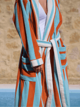 Spritz Striped Beach Robe